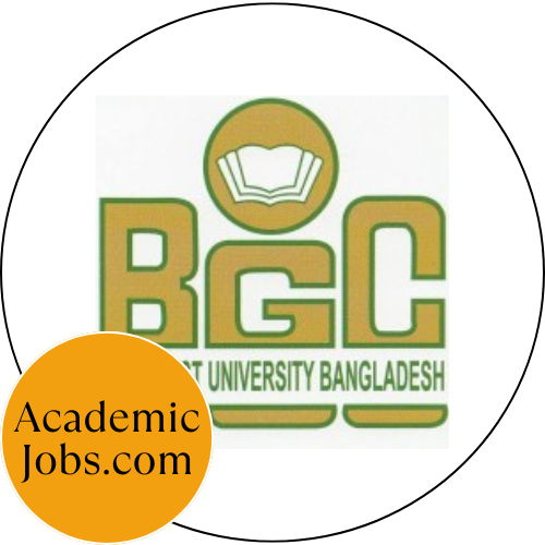El logo de BGC Trust University, Bangladesh Jobs