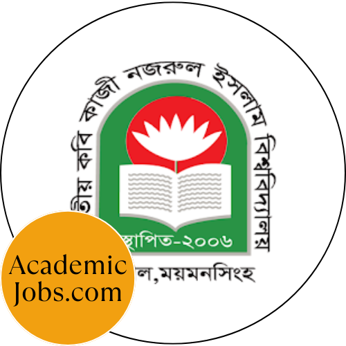 El logo de Jatiya Kabi Kazi Nazrul Islam University Jobs