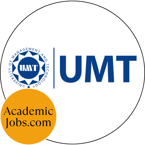 UMT - University of Management and Technology PAKISTAN logo