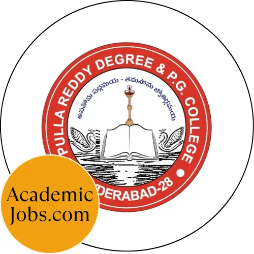 G Pulla Reddy Degree & PG College, Hyderabad Jobs