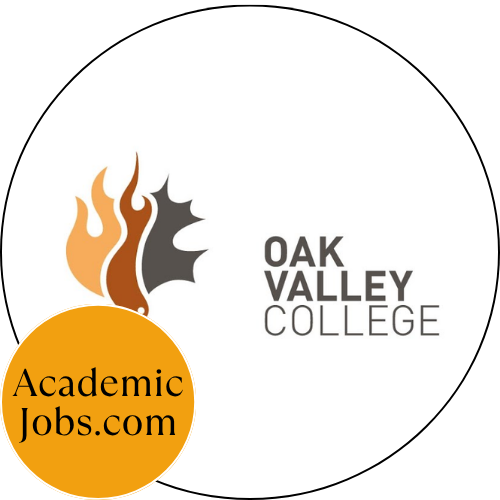 Oak Valley College Jobs