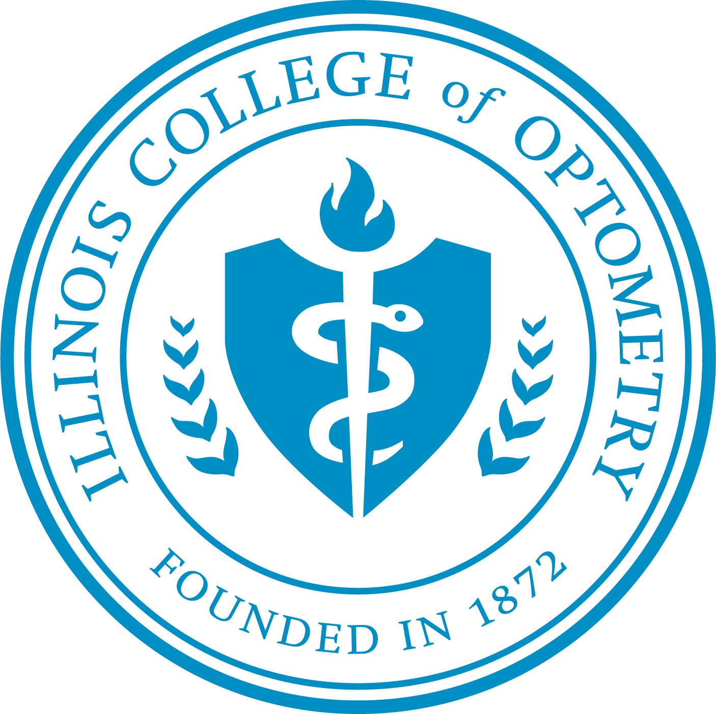 Illinois College of Optometry logo
