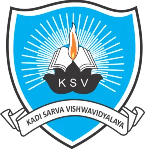 Kadi Sarva Vishwavidyalaya logo