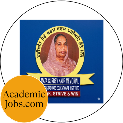 Mata Gurdev Kaur Memorial Educational Institute logo