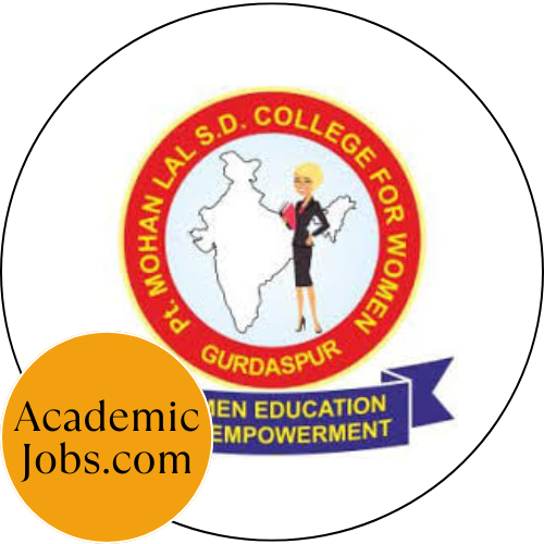 Pt Mohan Lal SD College for Girls, Gurdaspur logo