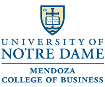 University of Notre Dame - Mendoza College of Business logo